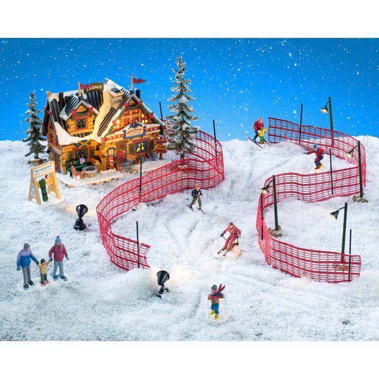 APRES - SKI LODGE SET, INCL. ADAPTOR 74254, 550 mA (WHITE) - Christmas.uk