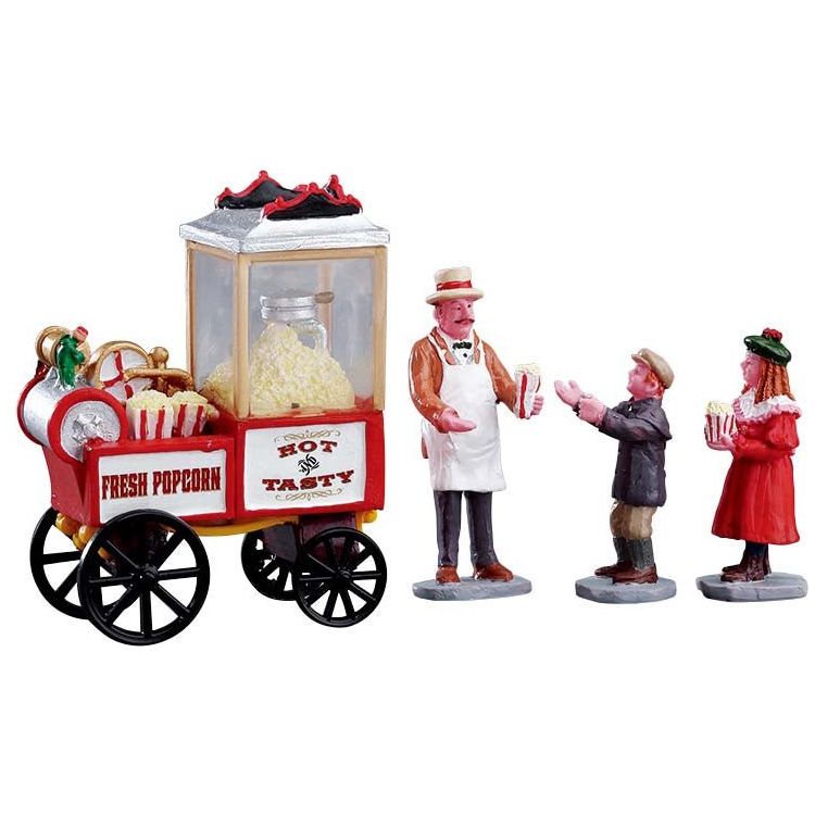 POPCORN SELLER, SET OF 4 - Christmas.uk