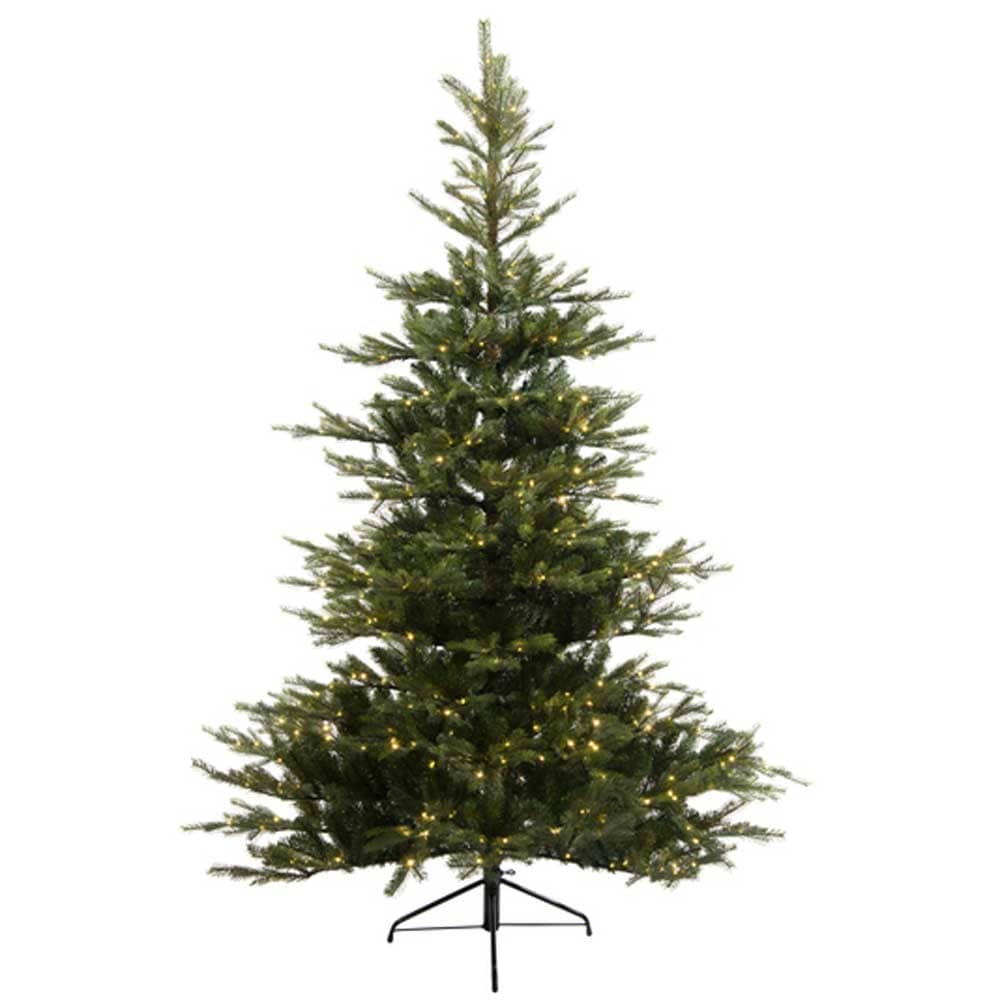 Noble Fir Pre Lit Christmas Tree - 6ft (1.8 m) - Christmas.uk