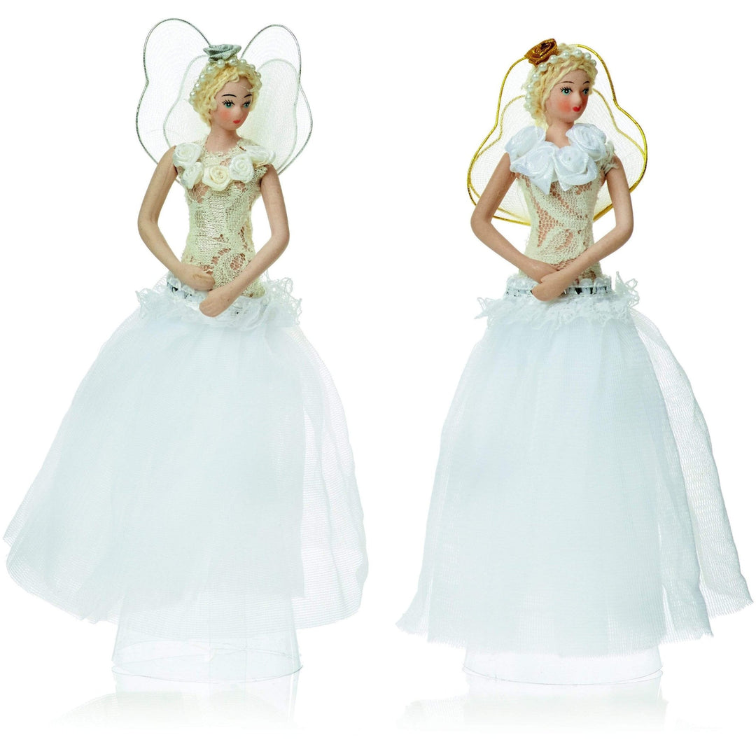 Silver Fairy Angel Decoration Christmas Tree Topper - 20cm - Christmas.uk