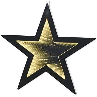 Warm White Infinity Star Light - 20 cm, 30 LED's - Christmas.uk