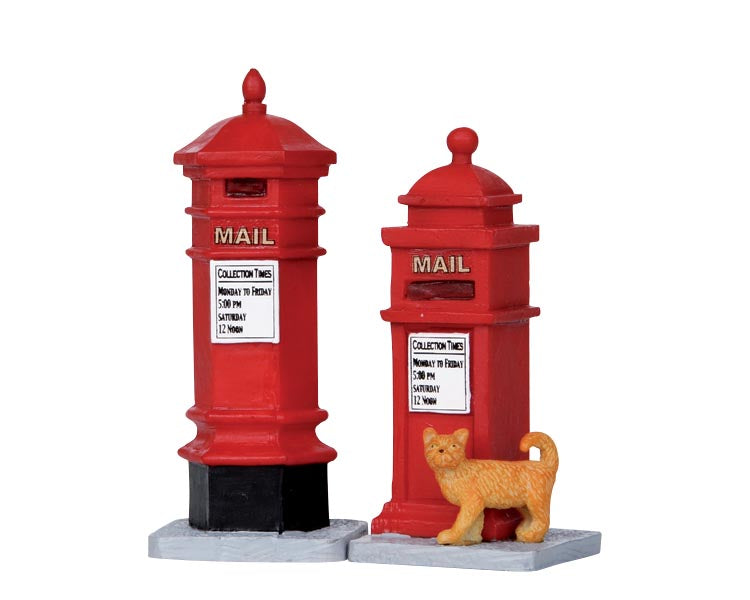 VICTORIAN MAILBOXES, SET OF 2