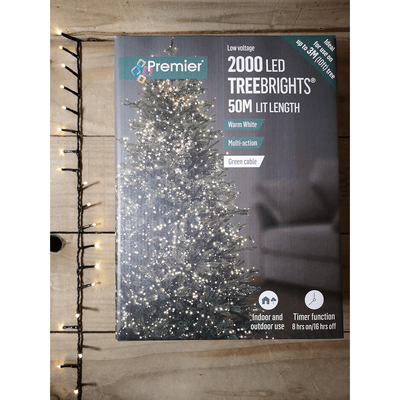 2000 Tree Bright LED Christmas Tree Lights - Warm White - Christmas.uk