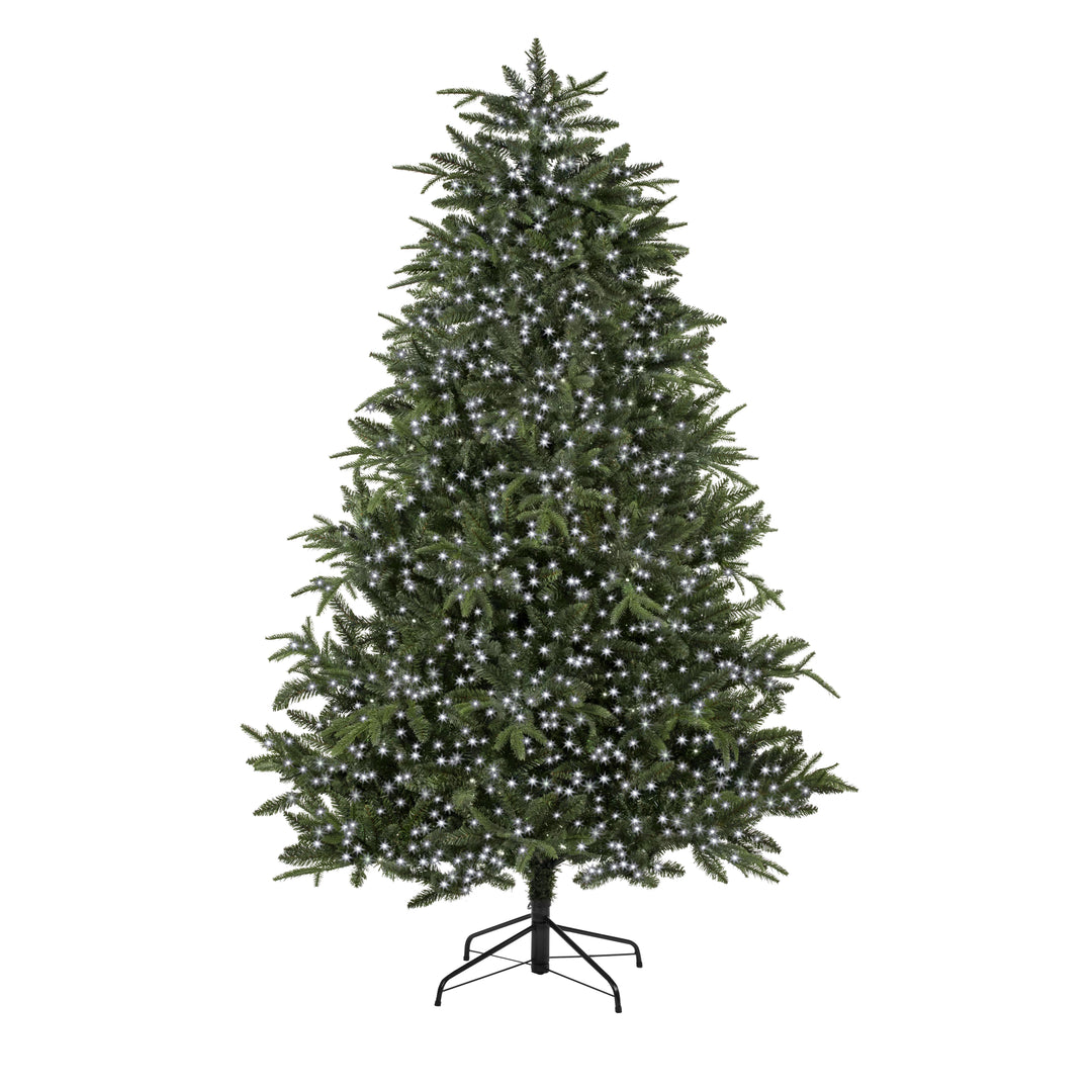 1000 Tree Brights - Clear Cable - White