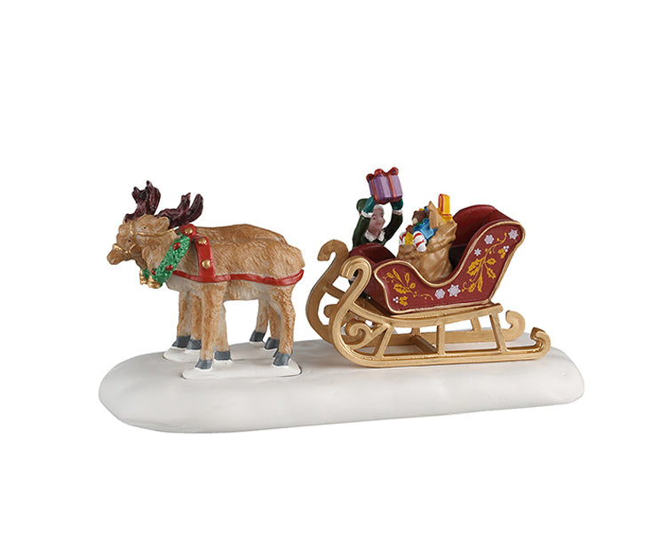 SLED OF TOYS