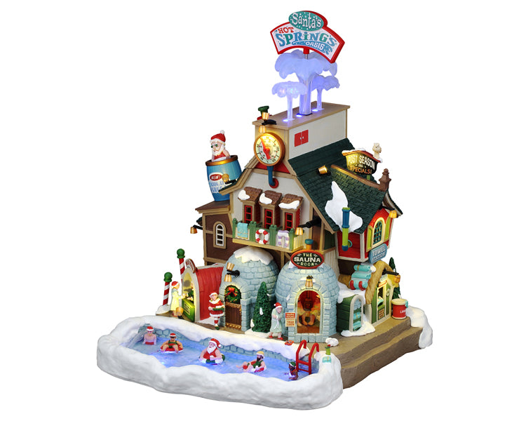 SANTA'S HOT SPRINGS OASIS, WITH 4.5V ADAPTOR