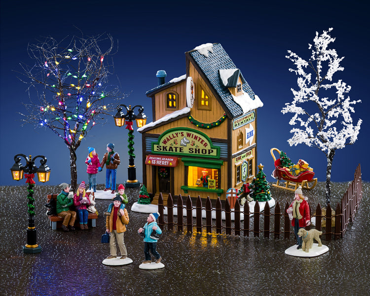 WALLY'S WINTER SKATE SHOP SET