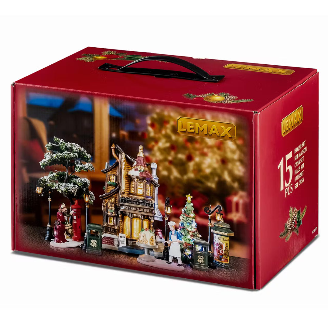 LUCY'S CHOCOLATE SHOP SET, INCL. ADAPTOR 74254, 550 mA (WHITE)