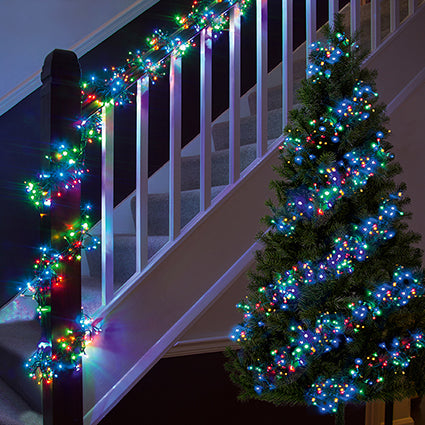 2000 Multi Action Cluster with Rainbow LED and Timer