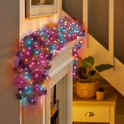 2000 Multi Action Clear Cable Cluster with Rainbow LED and Timer
