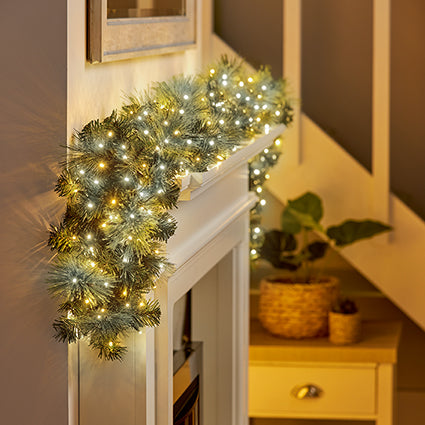 2000 Multi Action Cluster with White and Warm White LED and Timer