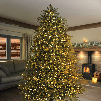 1500 M-A LED Warm White String Lights with timer