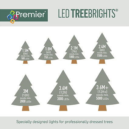 1500 M-A LED Warm White String Lights with timer