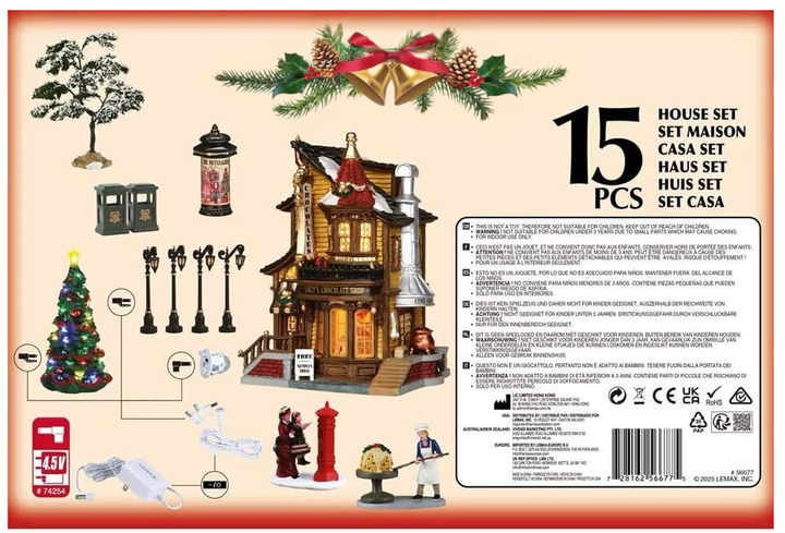 Lucy'S Chocolate Shop Set, Incl. Adaptor 74254, 550 Ma (White)