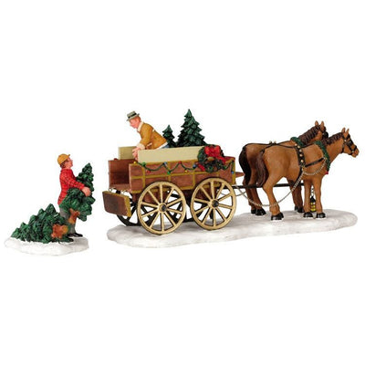 Christmas Tree Wagon, Set Of 2 - Christmas.uk