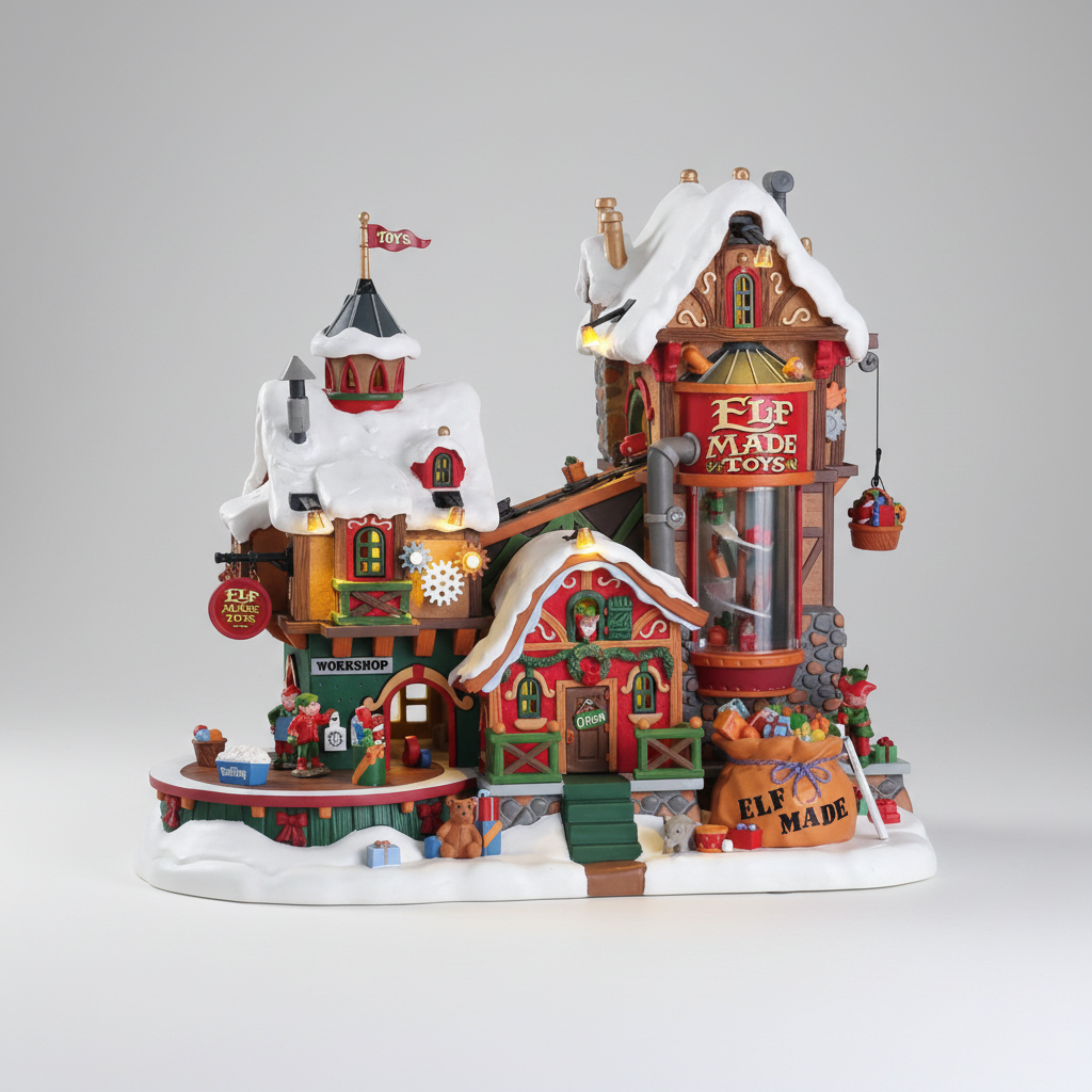 Elf Made Toy Factory, Incl. Adaptor 74254, 550 Ma (White)