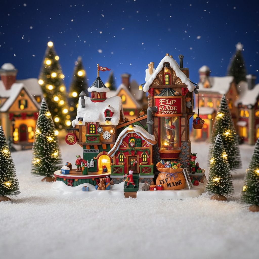Elf Made Toy Factory, Incl. Adaptor 74254, 550 Ma (White)