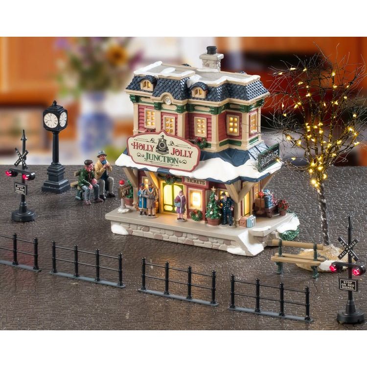 HOLLY JOLLY JUNCTION SET, INCL. ADAPTOR 74254, 550 mA (WHITE) - Christmas.uk