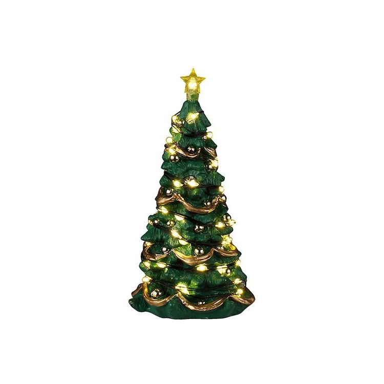 JOYFUL CHRISTMAS TREE, CLEAR LIGHT, B/O (4.5V) - Christmas.uk