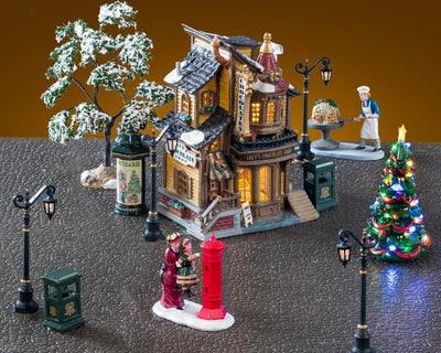 LUCY'S CHOCOLATE SHOP SET, INCL. ADAPTOR 74254, 550 mA (WHITE) - Christmas.uk