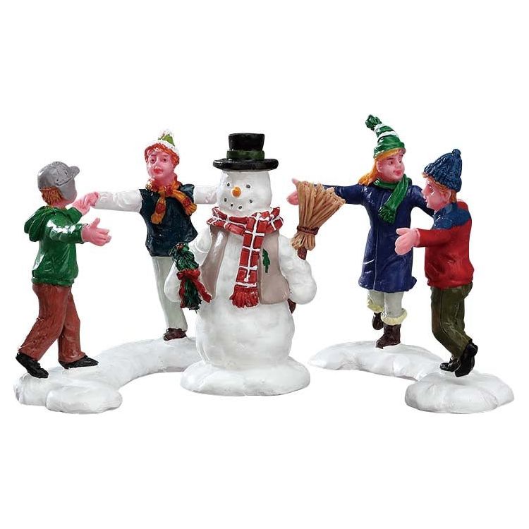 RING AROUND THE SNOWMAN, SET OF 3 - Christmas.uk