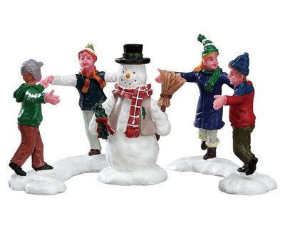 RING AROUND THE SNOWMAN, SET OF 3 - Christmas.uk