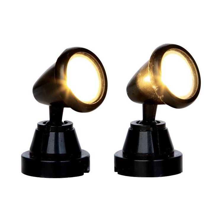 ROUND SPOT LIGHT, SET OF 2, B/O (4.5V) - Christmas.uk