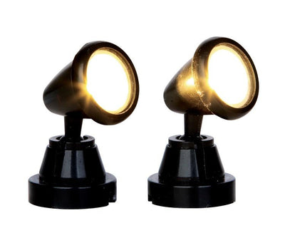 ROUND SPOT LIGHT, SET OF 2, B/O (4.5V) - Christmas.uk
