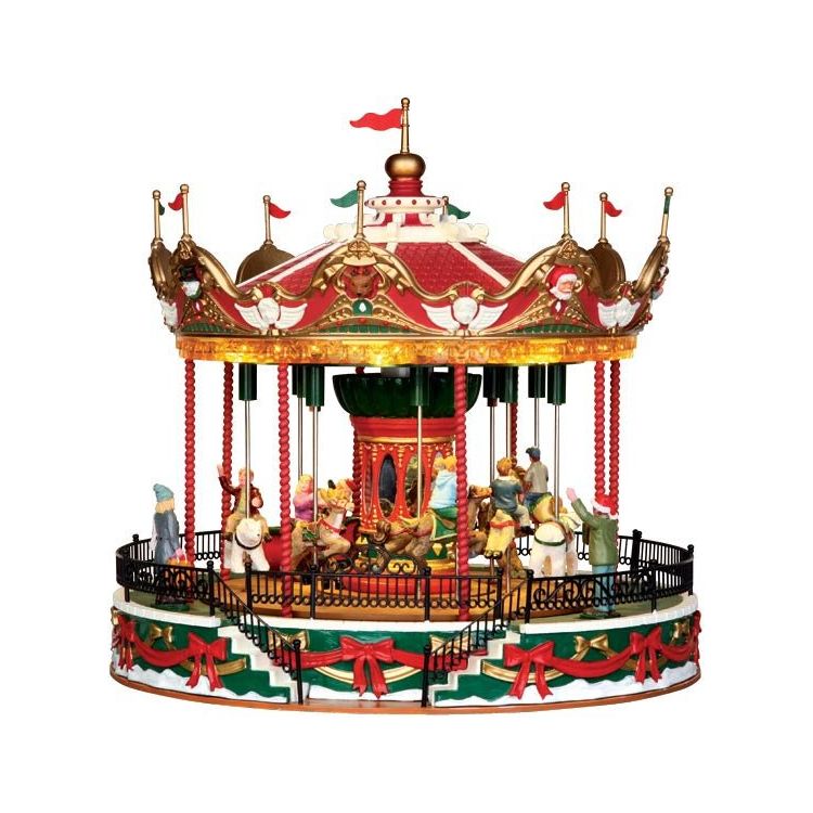 Santa Carousel, With 4.5V Adaptor - Christmas.uk