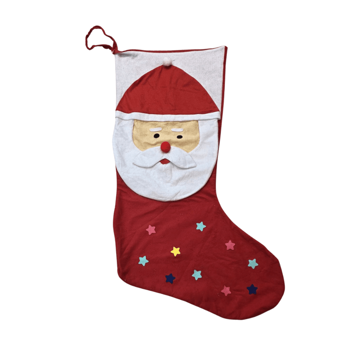 Giant Santa and Reindeer Christmas Stars Stockings - 1.25m