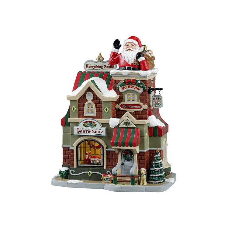 THE SANTA SHOP INCL. ADAPTOR 44338, 100 mA (WHITE) - Christmas.uk