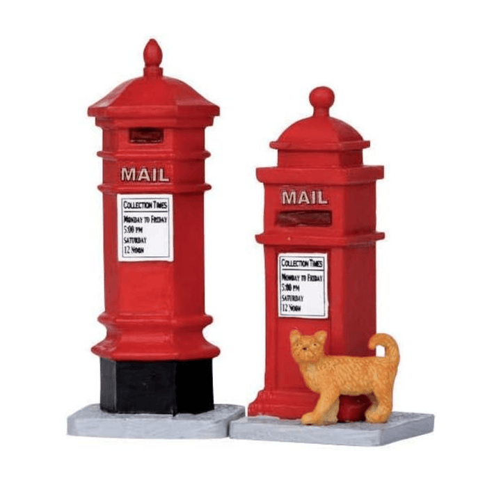 Victorian Mailboxes, Set Of 2 - Christmas.uk
