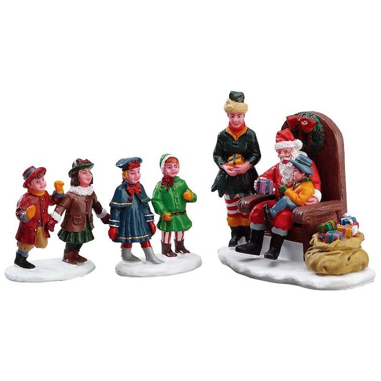 VISITING SANTA, SET OF 3 - Christmas.uk
