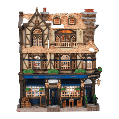 Wesley Pub, Battery - Operated (4.5V) - Christmas.uk