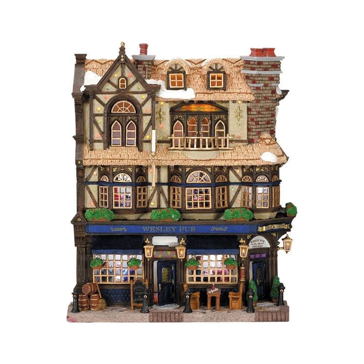 Wesley Pub, Battery - Operated (4.5V) - Christmas.uk