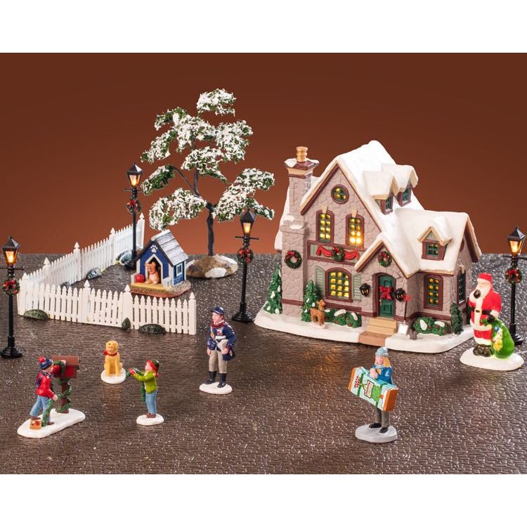 WHITE CHRISTMAS SET, INCL. ADAPTOR 74254, 550 mA (WHITE) - Christmas.uk