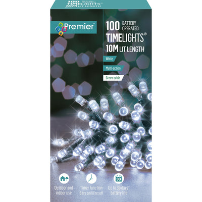 100 Timelights White - Christmas.uk