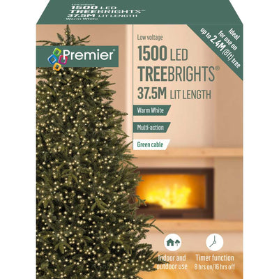 1500 M - A LED Warm White String Lights with timer - Christmas.uk