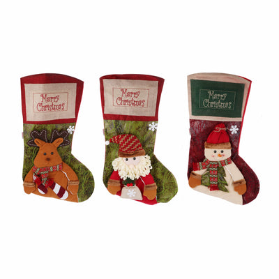 3 Giant Christmas Stockings Set Christmas UK 5060645720614 I Christmas UK Online Shop