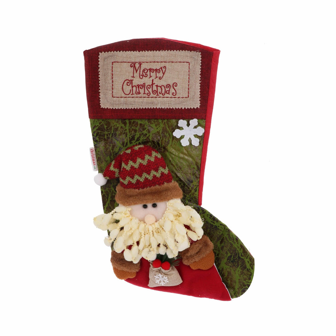 3 Stockings Set - MERRY CHRISTMAS - Christmas.uk