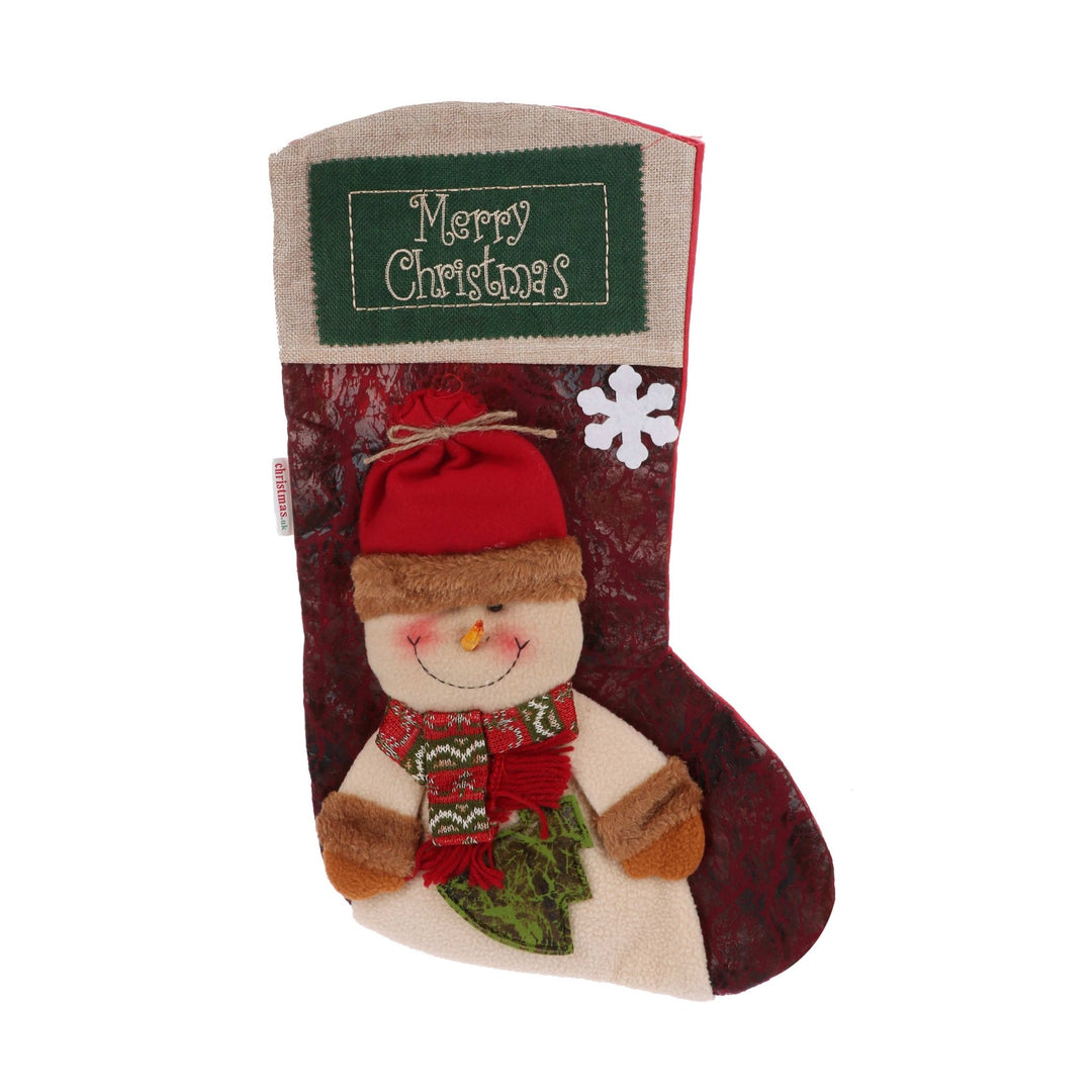 3 Stockings Set - MERRY CHRISTMAS - Christmas.uk