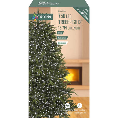 750 M - A LED White String Lights with timer - Christmas.uk