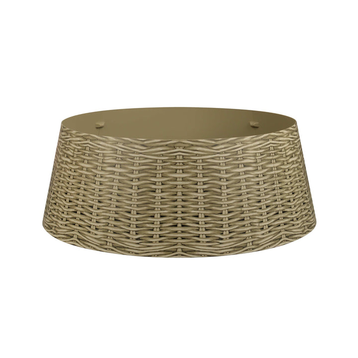 Brown Wicker Christmas Tree Skirt - 68 cm - Christmas.uk