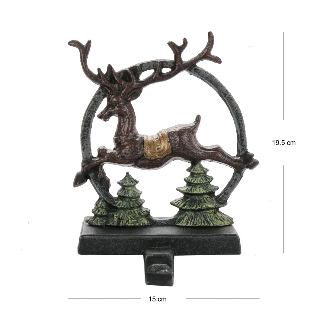 Cast Iron Christmas Stocking Holder - Christmas.uk