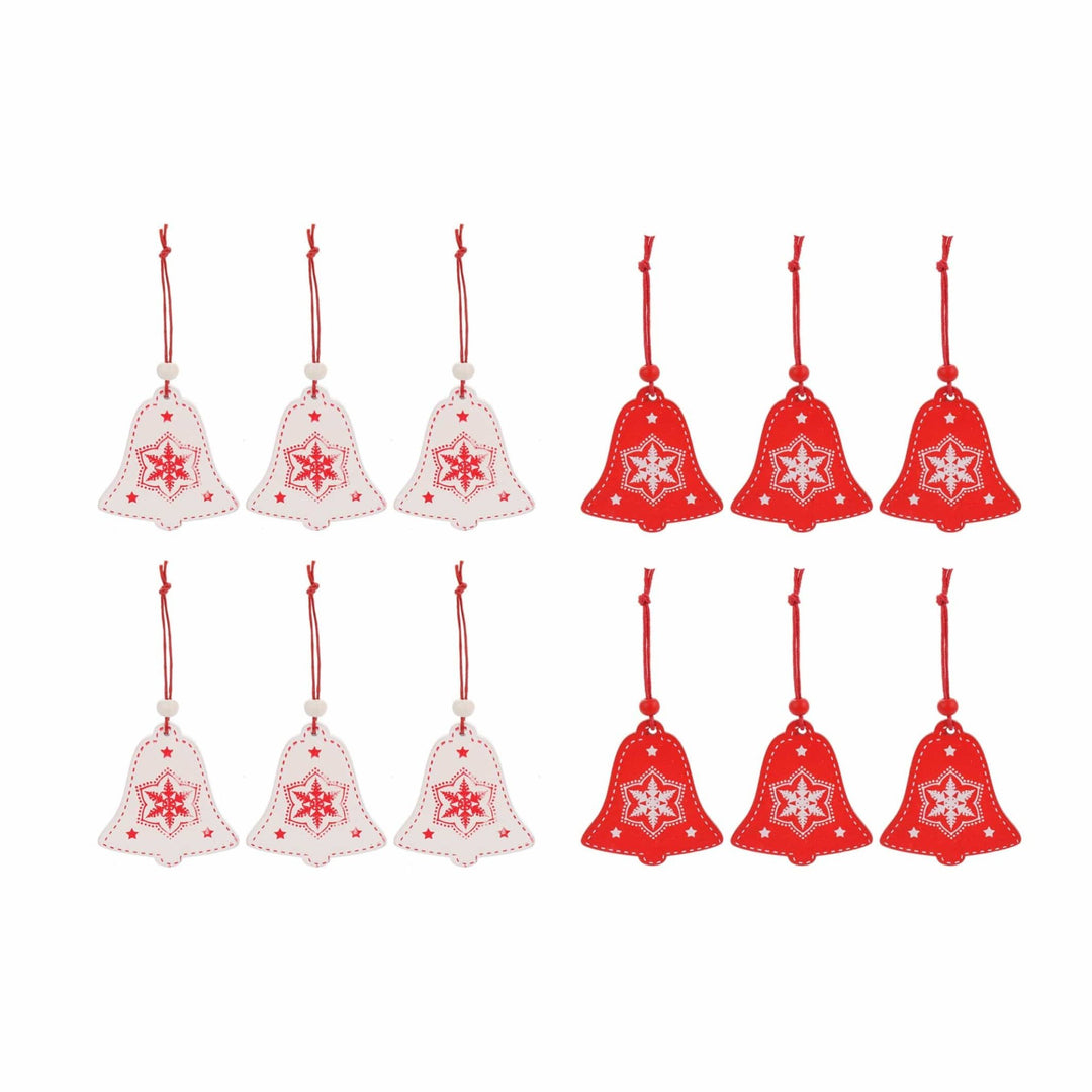 Christmas Box - Set of 48 Wooden Decorations - Christmas.uk