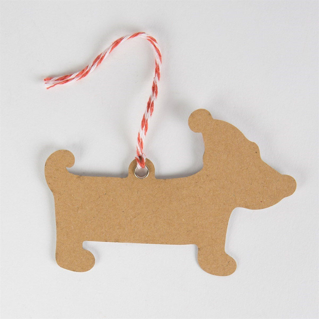 Christmas Dachshund Gift Tags - Set of 12 - Christmas.uk
