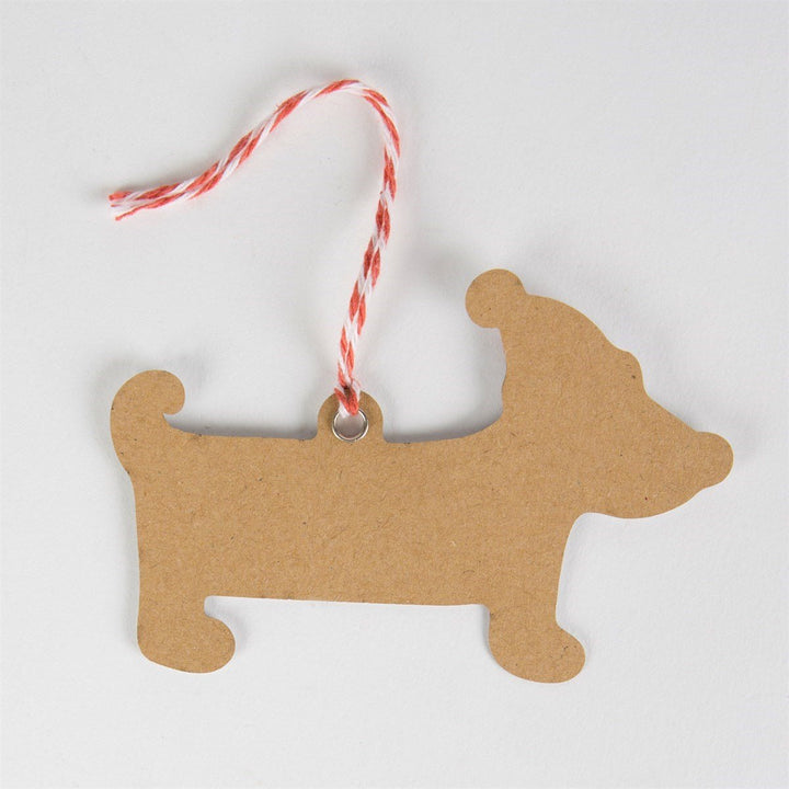 Christmas Dachshund Gift Tags - Set of 12 - Christmas.uk