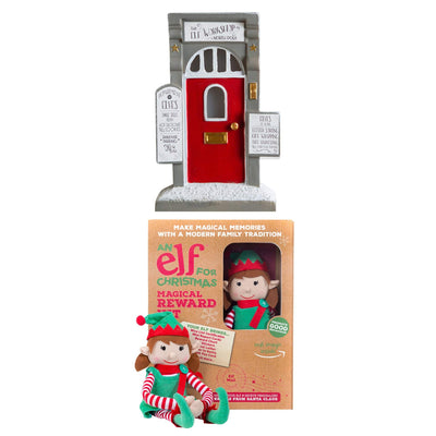 CHRISTMAS GIRL ELF TOY & MAGICAL REWARD KIT & ELF DOOR - Christmas.uk