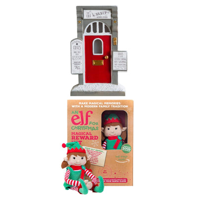 CHRISTMAS GIRL ELF TOY & MAGICAL REWARD KIT & ELF DOOR Christmas UK 5060645720263 I Christmas UK Online Shop