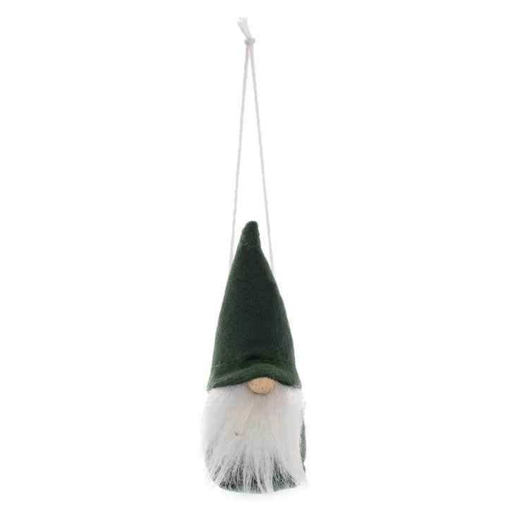 Christmas Gonk Tree Decorations - Set of 10 Velvet Christmas Gnome Decorations - Christmas.uk